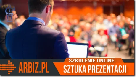 Szkolenie online "Sztuka prezentacji w biznesie" z kamerą